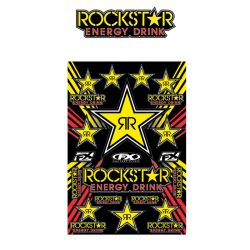 FX Factory effex Rockstar Energy Sticker Sheet, tarrasarja