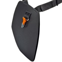 Lonkkapehmuste, jossa kiinnityskoukku