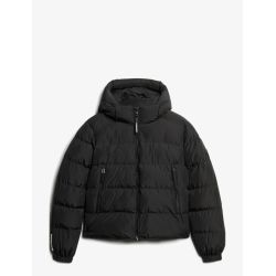 SUPERDRY NAISTEN HOODED SPORT PUFFER JACKET Musta 36