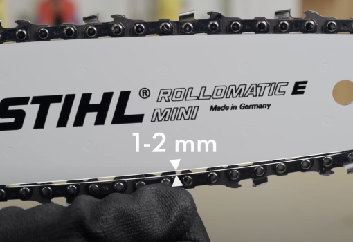 Moottorisahan ketjun kireys: kuinka kireä teräketjun tulisi olla