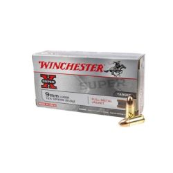 WINCHESTER 9 MM SUPER-X FMJ 8,0 G 50 KPL