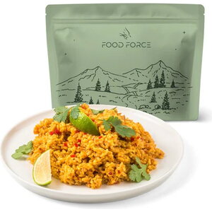 Food force Thai-tyylinen riisi vihanneksilla (kasvis)