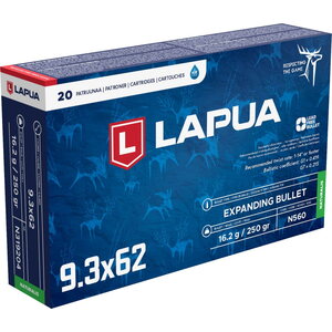 Lapua 9,3×62 patruuna, Naturalis LR N560, 16,2 g