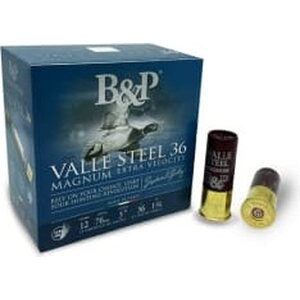 Baschieri-pellagri 12/76 Valle Steel 36g 25 kpl haulikonpatruuna