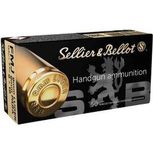 SELLIER & BELLOT 9MM LUGER 8,0G FMJ