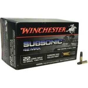 Winchester 22 LR Subsonic 2,72g 325m/s