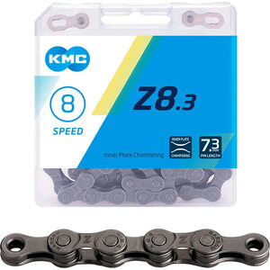 Kmc Ketju 6/7/8-v KMC Z8 Silver/Grey 1/2 x 3/32" 114L
