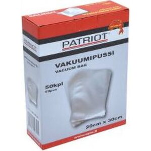 PATRIOT Vakuumipussi 20cm x 30cm, 50 kpl